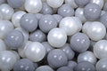 Ball Pit Balls 200pcs - Gray/White Pearl